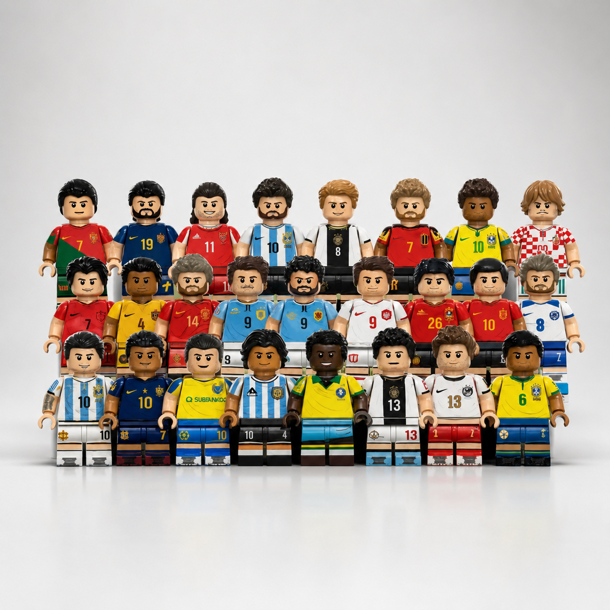 Soccer Legends Minifigure Collection (20 Players)