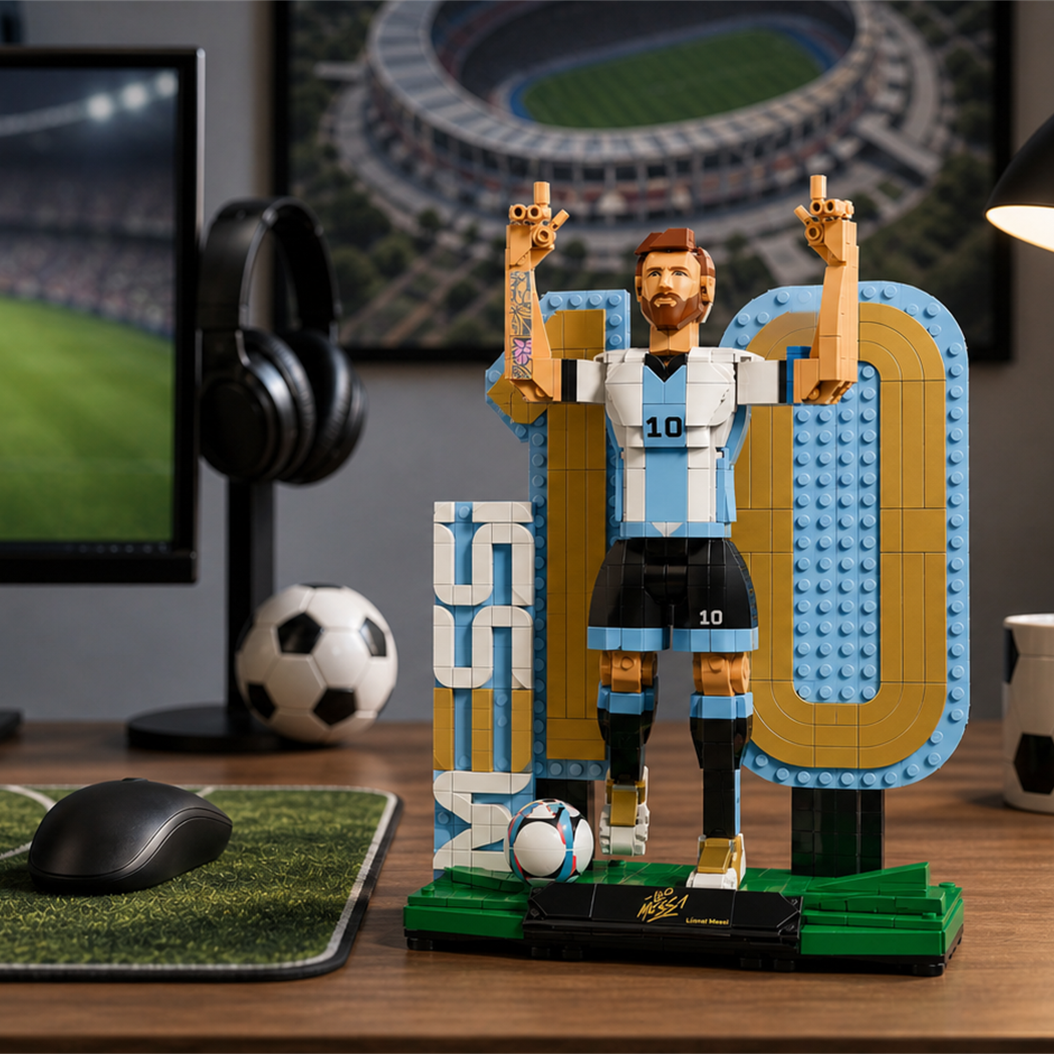 Lionel Messi – Soccer Legend (958 Pieces)