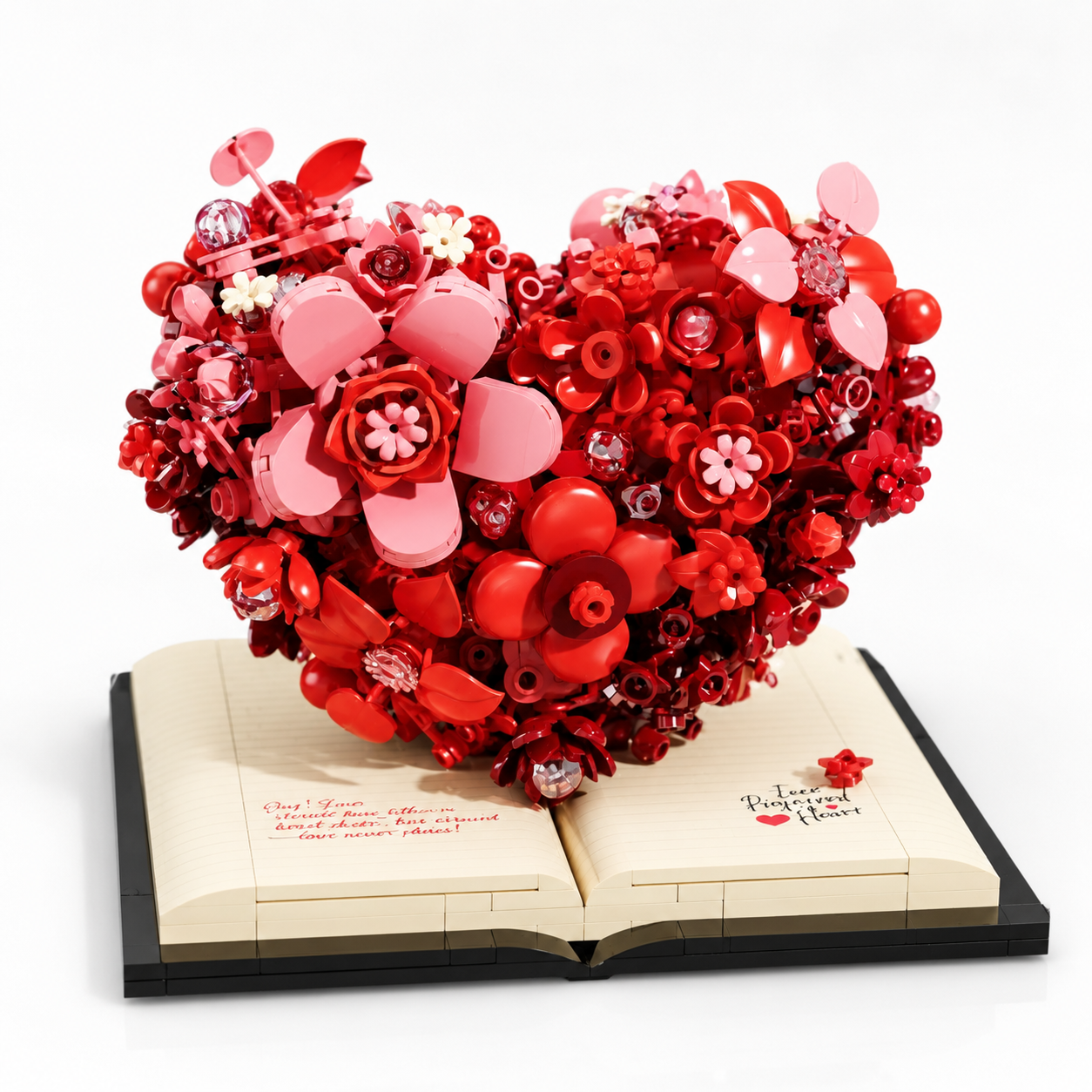Romantic Floral Sculpture (768 Micro Pieces)