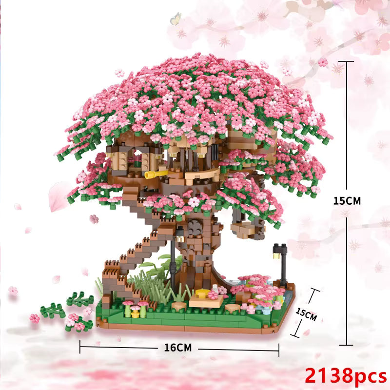 Sakura Cherry Blossom Tree (2,138 Micro Pieces)