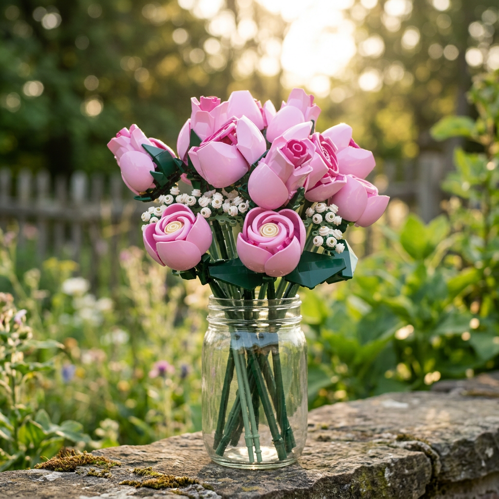 Eternal Pink Rose Bouquet (789 Pieces)