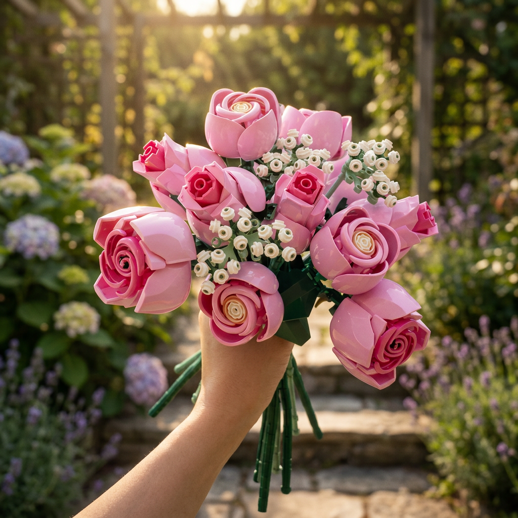 Eternal Pink Rose Bouquet (789 Pieces)