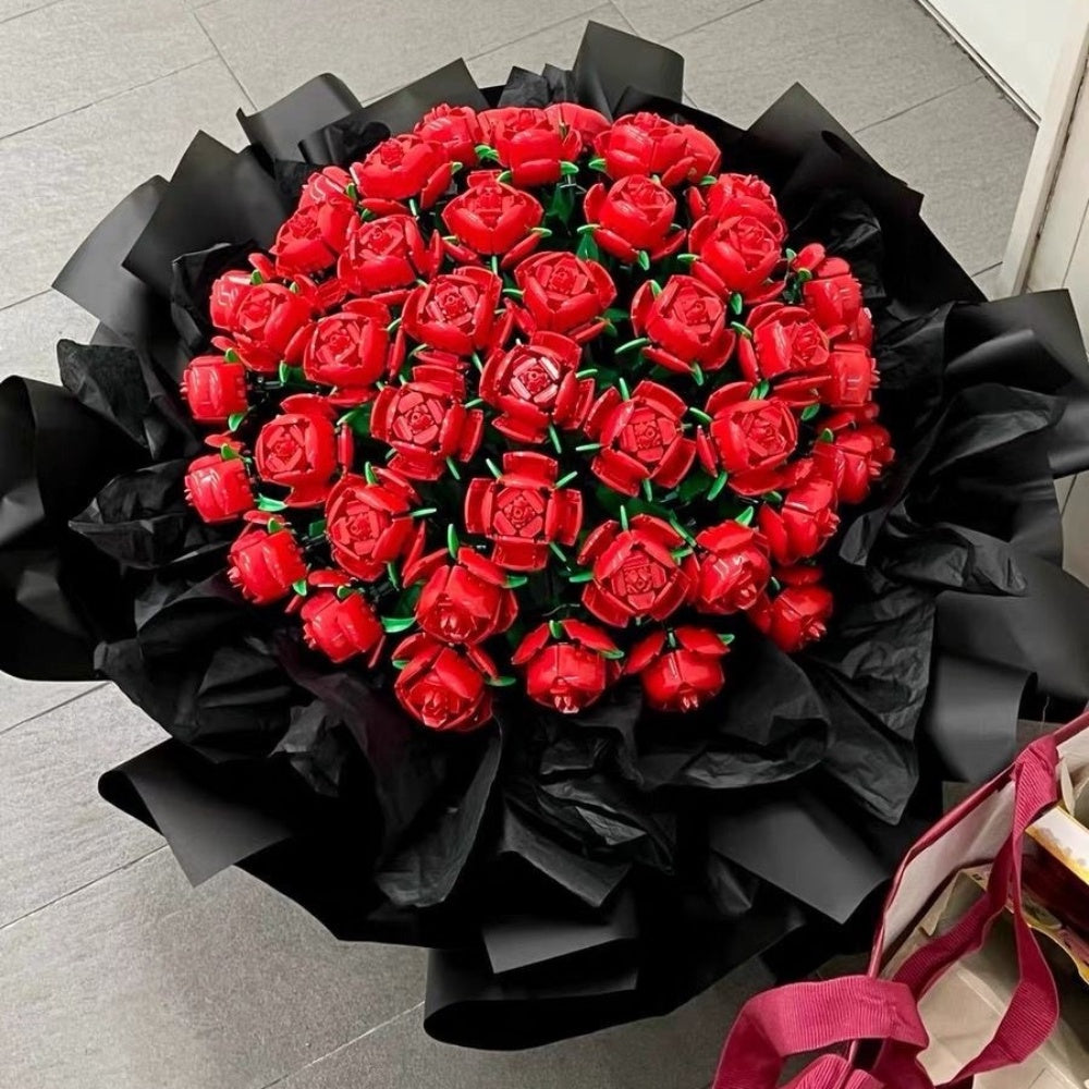 Rose Bouquet Building Set (822 Pieces)