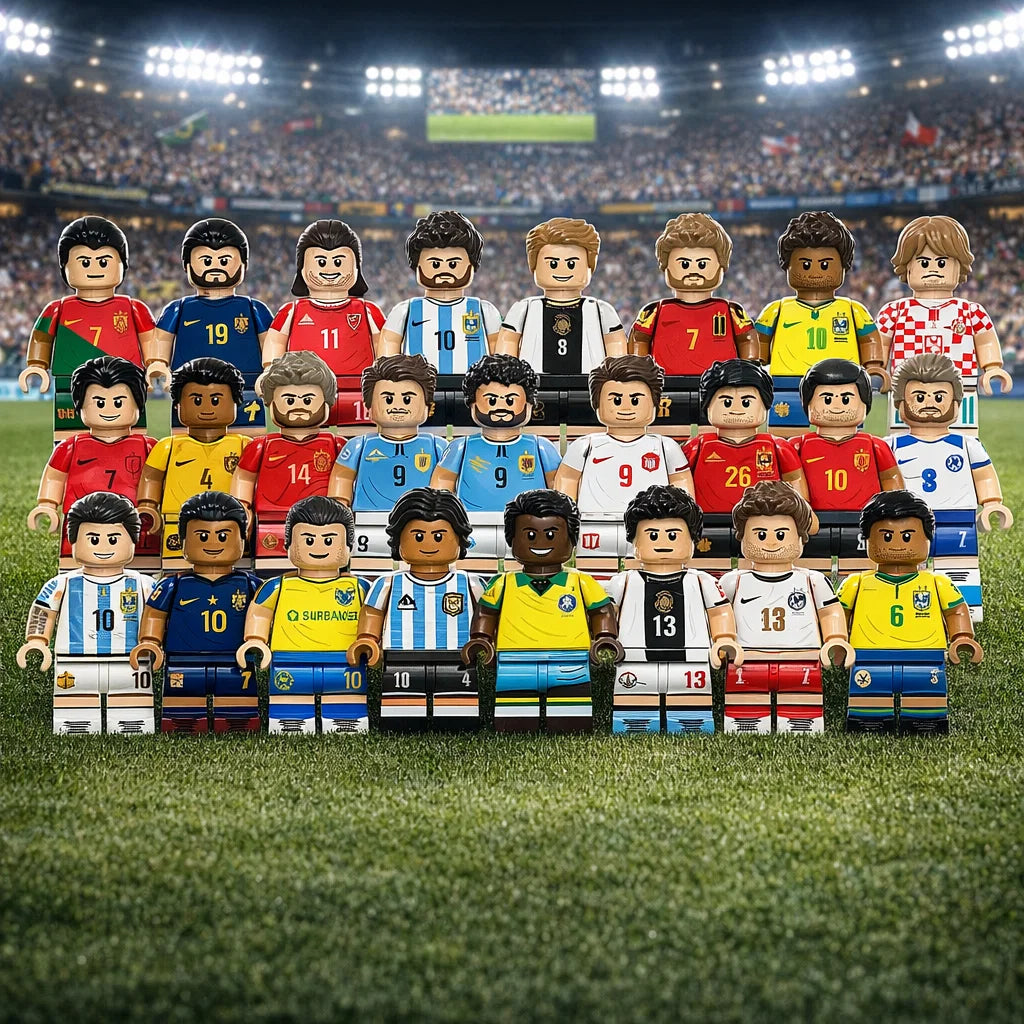 Soccer Legends Minifigure Collection (20 Players)