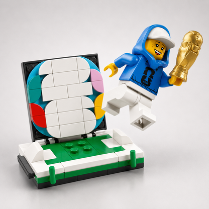 World Cup Trophy Building Set (2,842 Pieces)