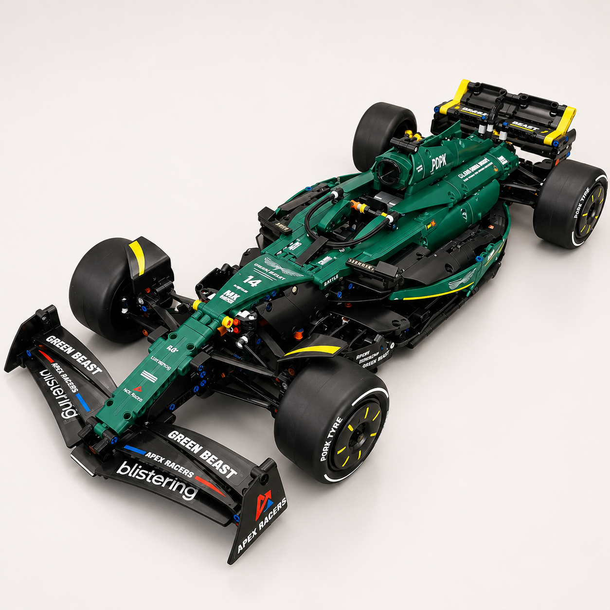 Aston Martin AMR24 Formula 1 Car (1,912 Pieces)