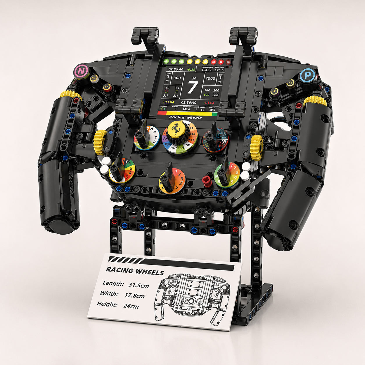 Formula 1 Steering Wheel (833 Pieces)