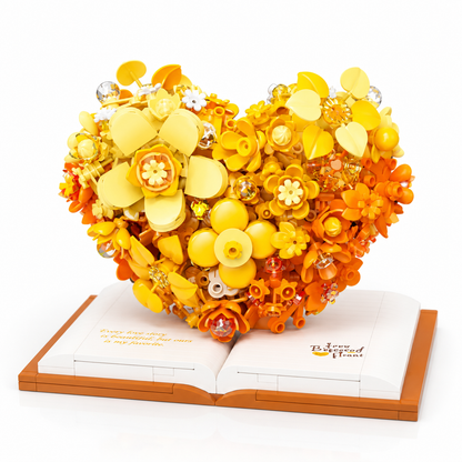 Romantic Floral Sculpture (768 Micro Pieces)