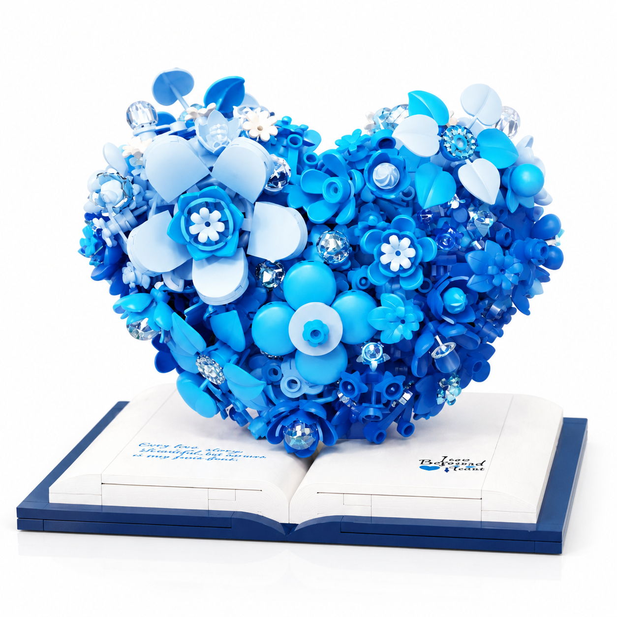 Romantic Floral Sculpture (768 Micro Pieces)