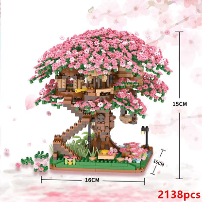 Sakura Cherry Blossom Tree (2,138 Micro Pieces)