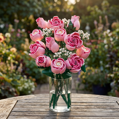 Eternal Pink Rose Bouquet (789 Pieces)