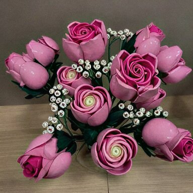 Eternal Pink Rose Bouquet (789 Pieces)