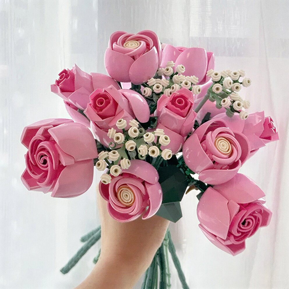 Eternal Pink Rose Bouquet (789 Pieces)